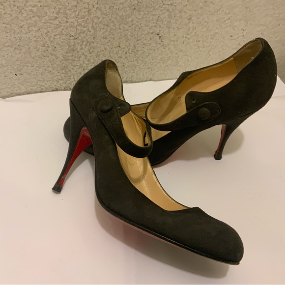 Christian Louboutin Suede Pumps Women's Size: 7.5 | IT 37.5 - Picture 3 of 9